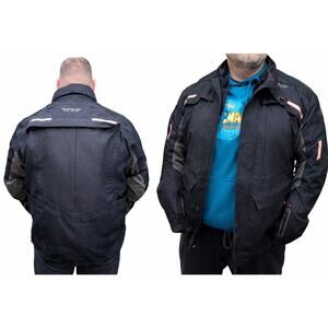 FLY RACING OFF GRID JACKET BLACK SIZE 3X Tall